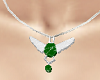 3D Gem Winged Necklace