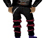 Sexy black rocker pants
