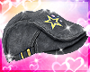 decora denim cap ♡ blk
