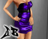JB Purple Leather Dress