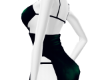 (BM) Green slit dress