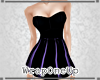 w| BlackPurple Dress