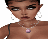 Ani Bunny Necklace-Pink
