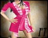 !FT Pink Harlequin Dress