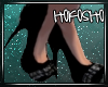 ~FA| black Studded Heels