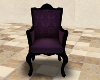 purple victorian chair