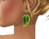 LL:Earring Green leaf