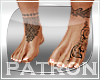 {P}Carmel Bare Feet Tats