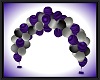 PURPLE balloon arch