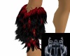 Black & Red Fur Leg (R)