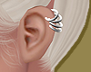 Silver Cartilage Hoops