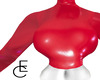 +AB Red Latex Top