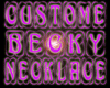 custom becky necklace