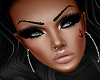 Eyebrows-Black Thin