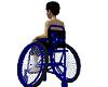 Blue Stellar wheelchair