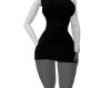 Q - CC COLLAR DRESS -BLK