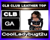 CLB CLUB LEATHER TOP