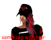 vamp hat with hair