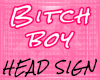 Head Sign -  Boy