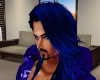 Blue Long Straight Hair