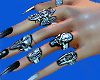 gothic nails + rings