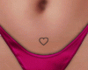 tattoo e. belly  heart