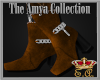 Amya Orng Leather Boots