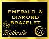EMERALD & DIAMOND BANGLE