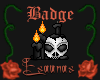 Dark Magic Candle Badge