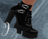 Black Silver Boots