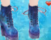 Kawaii blue Shoes ~
