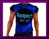 Men Shirt *Respect* blue