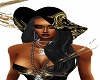 Hair with Bl + gold Hat