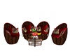 RED CHAT CHAIRS