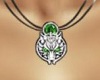 Green Wolf Necklace/F