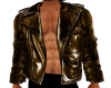 M Brown leather Jacket