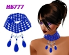 HB777 DP Necklace Blue