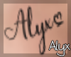 [Aly] Alyx Tattoo