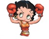 Betty Boop boxing