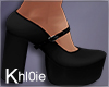 K Nina black heels