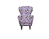 prpl floral feedng chair