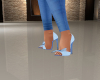 (S)Light blue shoes