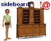 !@ Sideboard with clock