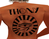 Thony personal tattoo