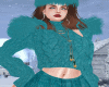 MxU- Turquoise fur Jacke