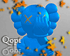 Dodger Blue Kaws Statue