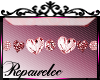 *R* Heart Border Sticker