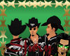 Sf Black Cowboy Hat/guns
