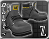 [7] Cat Grey Boots