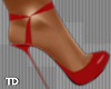 TD l Red Spiked Heel